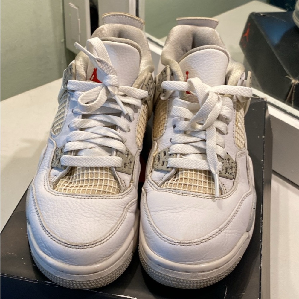 White and Cream Sneakers